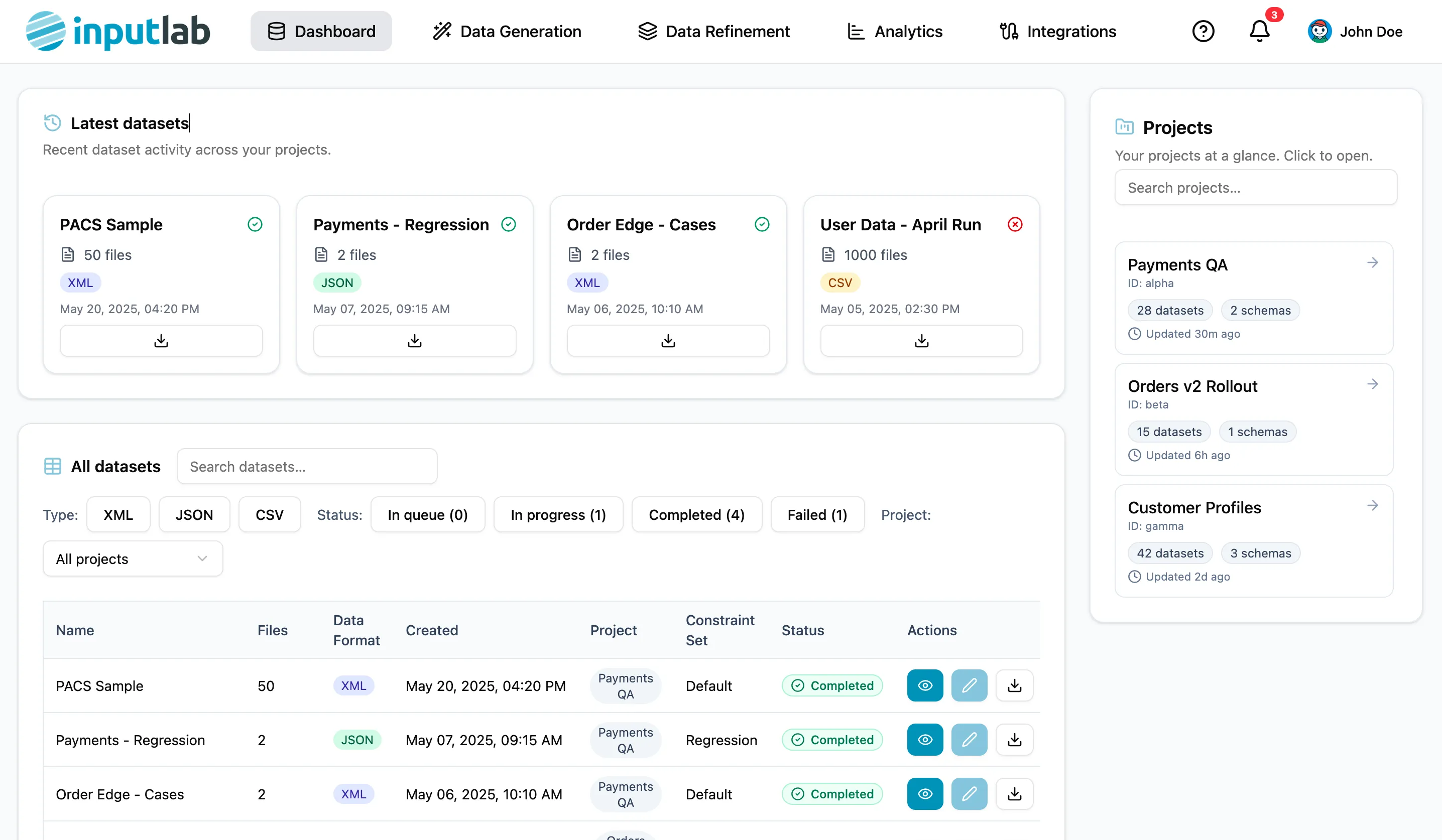 Test Data Platform demo